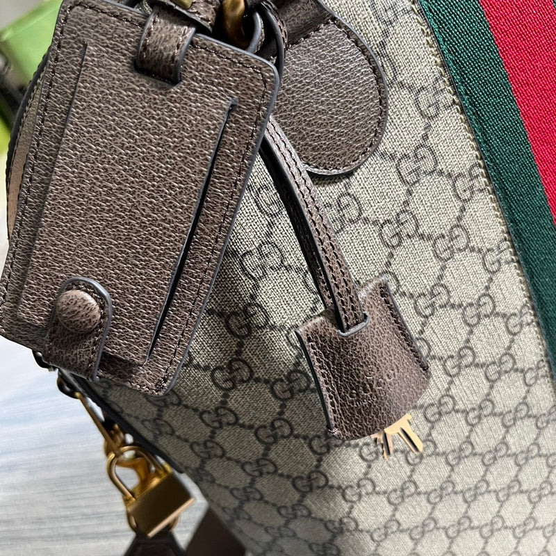 Side profile of premium elevated women's handbag – women's statement bag