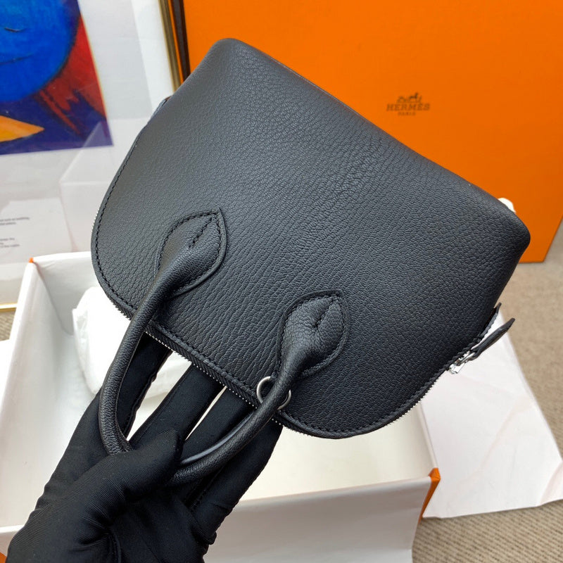 Sophisticated bag shown from front angle