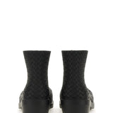 Bottega Veneta premium boots & booties detail and craftsmanship close-up