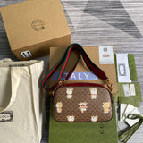 Front view of refined signature women's handbag – women's luxury handbag