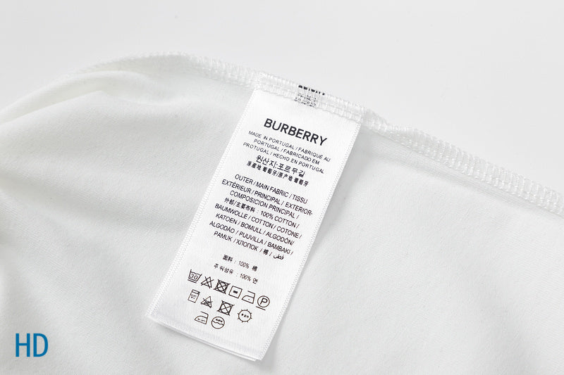 Burberry t-shirt close-up — premium authentic designer style