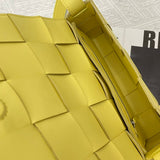 Bold Vegan Leather Handbag - Modern Structured Build | Women's Everyday Carry Handbag #1615 - alternate angle view (image 8) of designer-inspired handbag