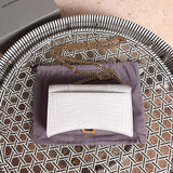 Close-up detail of chic polished women's handbag – women's statement bag