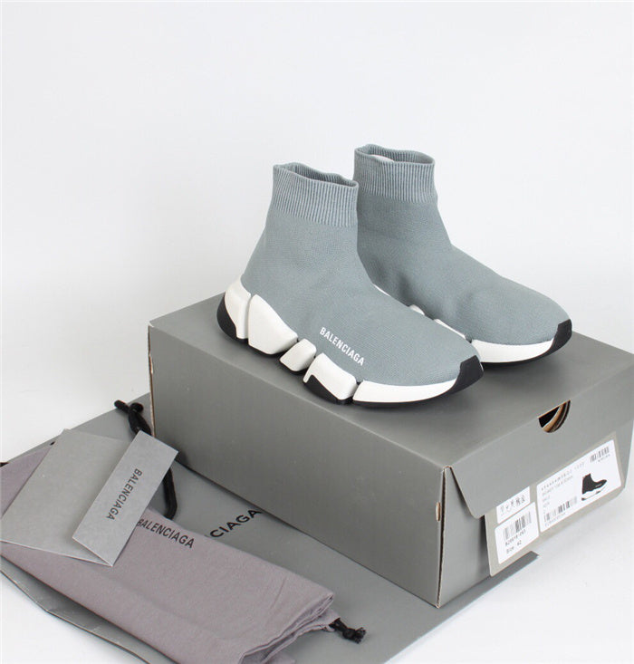 Balenciaga Red Chelsea Boots - Front View