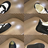 Gucci muted earth tones luxury sneakers view 10 cushioned comfort fit