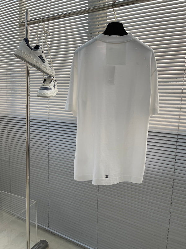 Side profile of Givenchy luxury clothing with contemporary cut