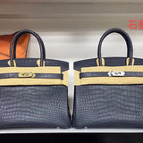 Close-up detail of poised bag design