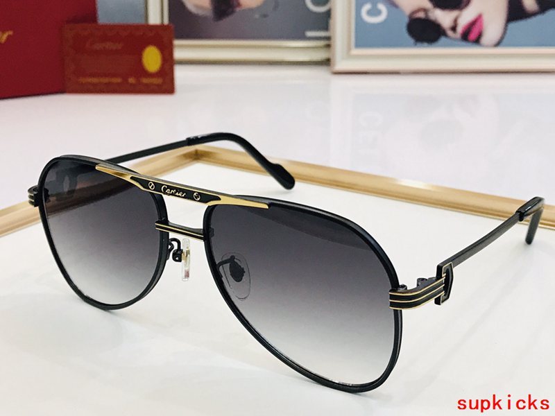 Angled view of Cartier unisex sunglasses