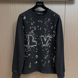 Front view of Louis Vuitton luxury clothing with tailored silhouette