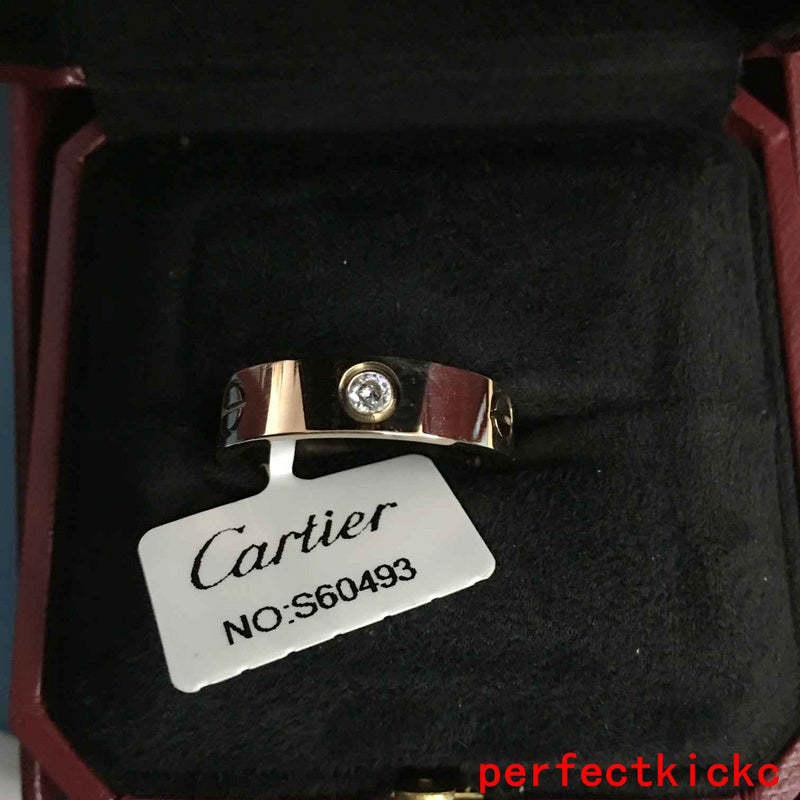 Side view of Cartier unisex jewelry piece