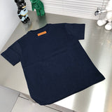 Front view of Louis Vuitton cotton t-shirt with label-forward styling
