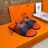 Hermes shoes Style 028 - logo and branding close-up
