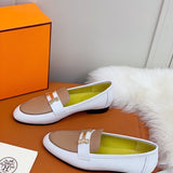 Hermès Tan Pointed-Toe Stiletto Heels - Full Silhouette View