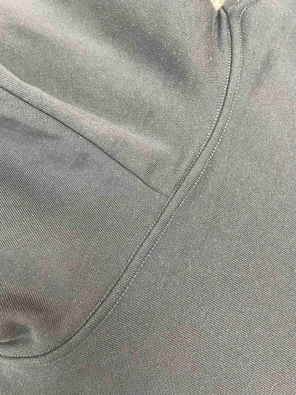 Close-up of Amiri hoodie craftsmanship