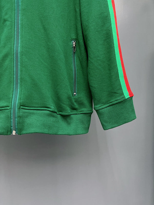 Full styled look of Gucci luxury clothing with logo-detail design