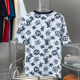 Side profile of Louis Vuitton cotton t-shirt with logo-detail design