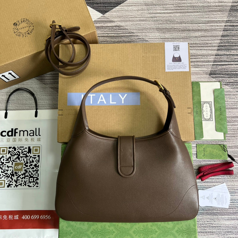 Close-up detail of sleek bag design