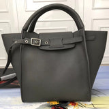 Side profile of refined statement women's handbag – women's everyday handbag