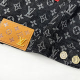 Full styled look of Louis Vuitton luxury clothing with signature branding