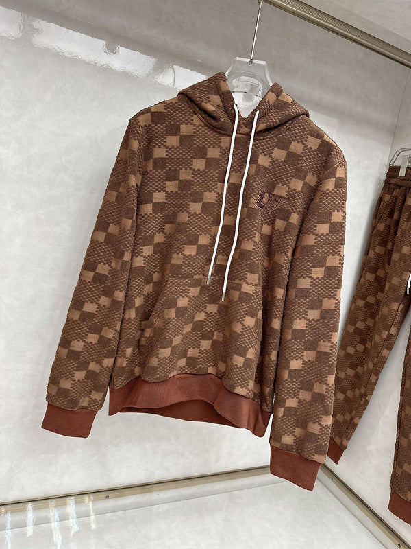 Side profile of Louis Vuitton luxury clothing with streetwear-inspired cut