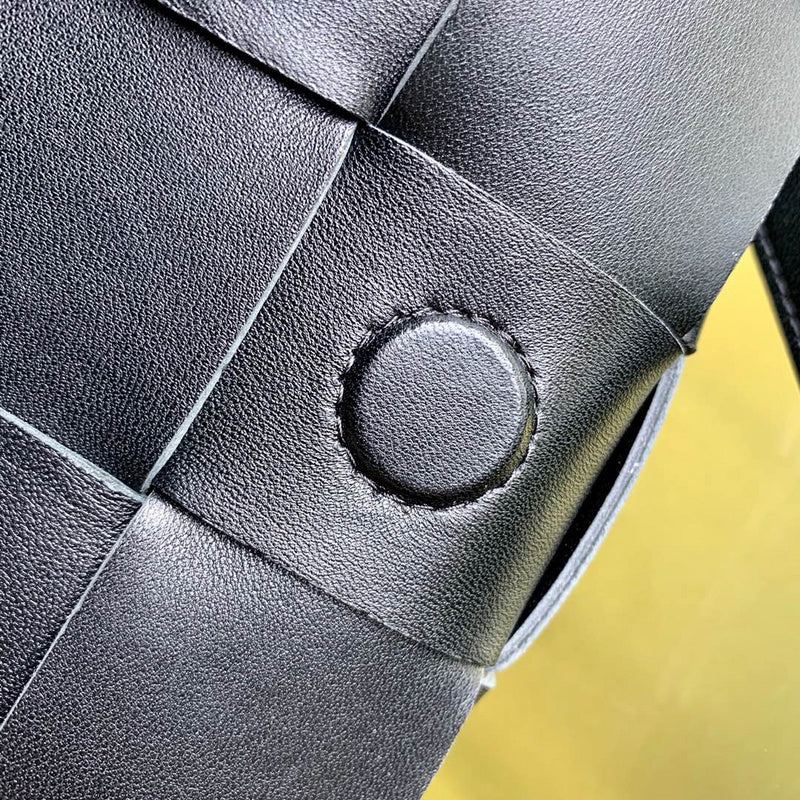 Statement Vegan Leather Handbag - Refined Silhouette | Women's Designer-Inspired Purse #1741 - hardware and detail close-up (image 5) of designer-inspired handbag