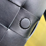 Statement Vegan Leather Handbag - Refined Silhouette | Women's Designer-Inspired Purse #1741 - hardware and detail close-up (image 5) of designer-inspired handbag