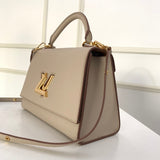 Interior view of statement everyday-luxe women's handbag – women's designer-style accessory