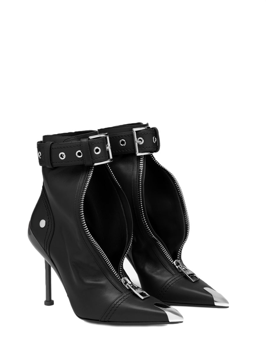 Alexander McQueen Shoes? Alexander Mcqueen Women Slash Biker Boot Luxury Lifestyle Designer Footwear