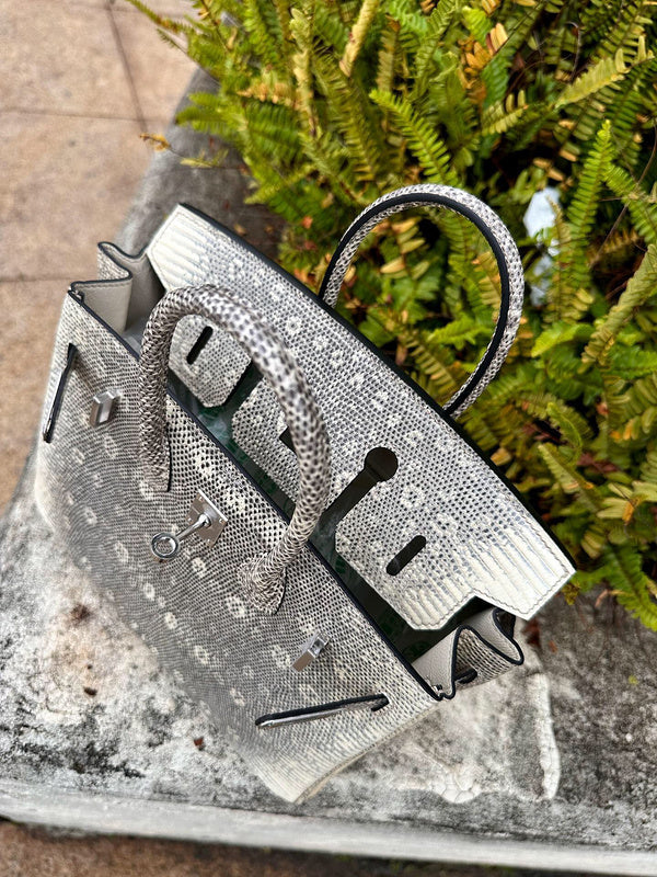 Close-up detail of contemporary bag design