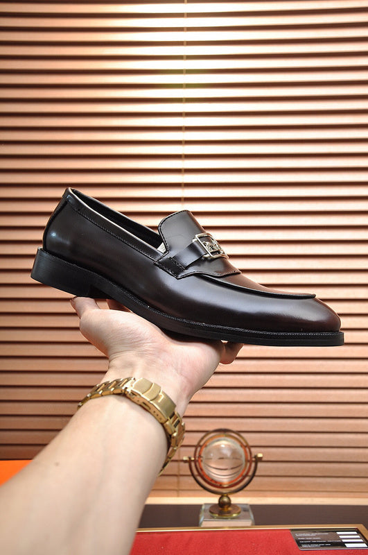 Hermès Chocolate Brown Bow-Detail Flats - Detail Shot of Craftsmanship
