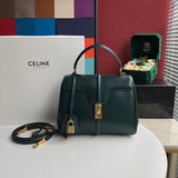 Side profile of elevated sleek women's handbag – women's everyday handbag
