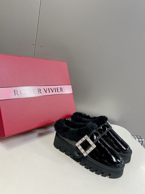 Close-up of Roger Vivier shoes craftsmanship