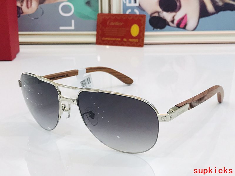 Full view of Cartier unisex sunglasses