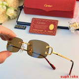 Lifestyle view of Cartier unisex sunglasses