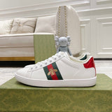 Gucci two-tone luxury sneakers view 9 breathable knit upper