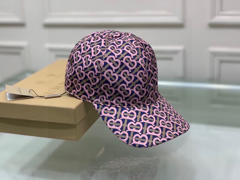 Angled view of Burberry unisex cap