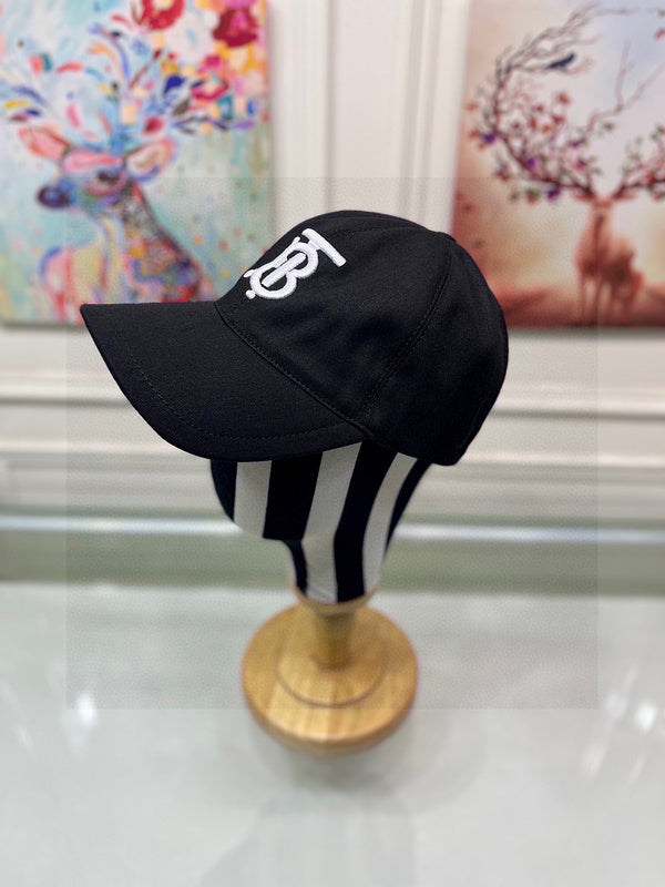 Side view of Burberry unisex cap