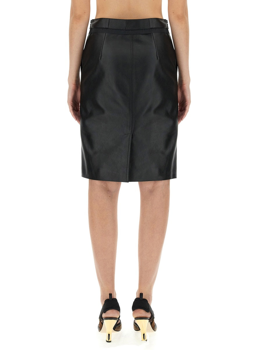 Fendi premium skirts detail and craftsmanship close-up