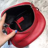 Understated Premium PU Leather Handbag - Modern Structured Build | Women's Statement Accessory #744 - alternate angle view (image 8) of designer-inspired handbag