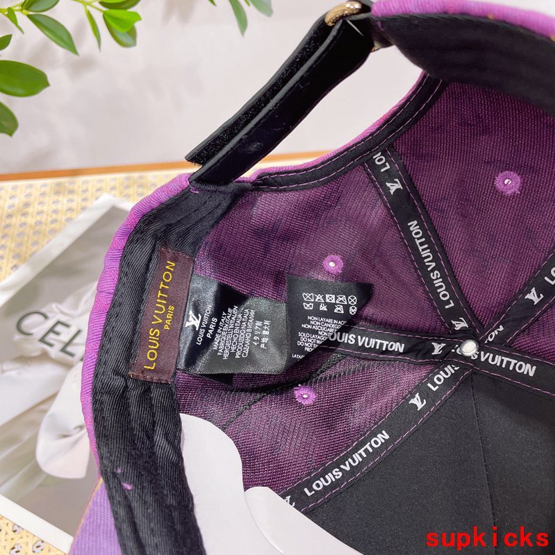 Angled view of Louis Vuitton unisex cap