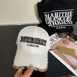 Front view of Burberry unisex cap