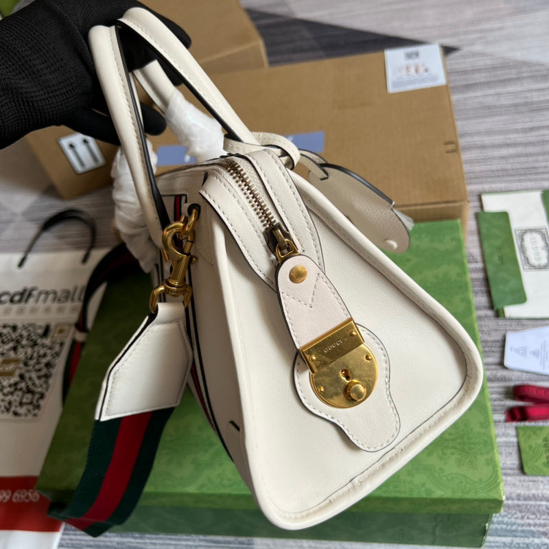 Back view of signature refined women's handbag – women's premium purse