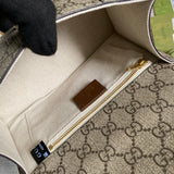 Close-up detail of structured classic women's handbag – women's luxury accessory