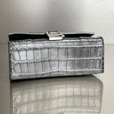 Zivas Charm Polished Finish Statement Handbag (Everyday Luxury Essential) – Back View