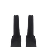 Close-up of Alexander McQueen boots & booties hardware and fine stitching