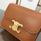 Back view of premium refined women's handbag – women's statement bag