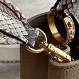  structured shopper bag detail view showing craftsmanship 26