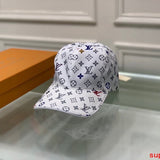 Close-up detail view of Louis Vuitton unisex cap