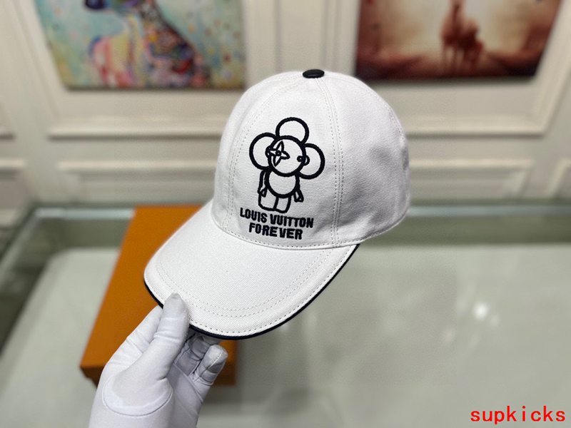Angled view of Louis Vuitton unisex cap