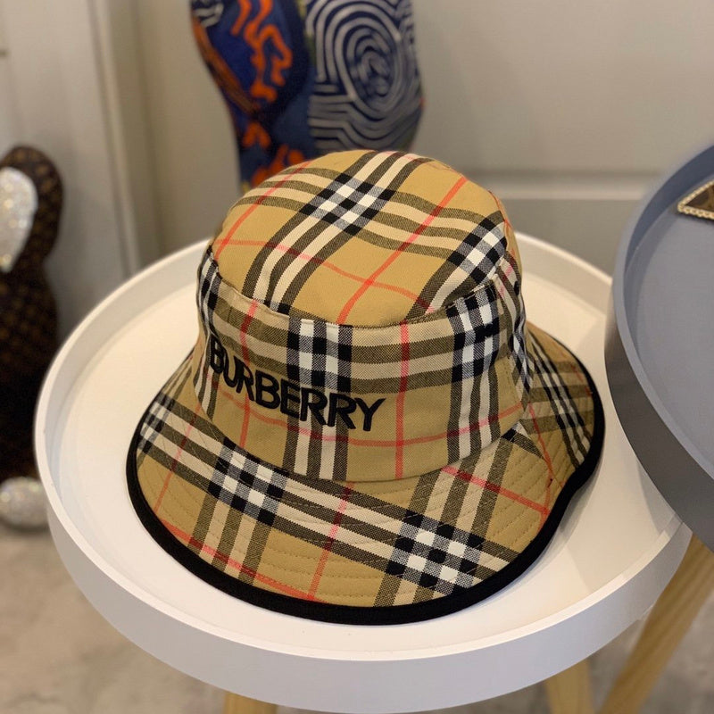 Front view of Burberry unisex cap